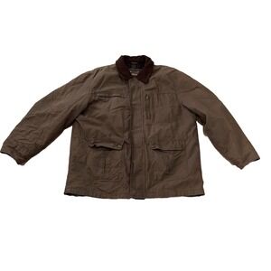 Columbia Chore Jacket Men's XL Field Barn Coat Plaid Lined VTG